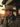A rugged cowboy stands at sunset in a wool felt cowboy hat, trench coat catching golden light — western strength meets refined timeless style.