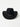 KhaanQuest Midnight Range Felt Western Hat – Black wool felt cowboy hat with ribbon band and brushed metal buckle.