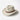 KhaanQuest Ivory Mesa Felt Western Hat – White wool felt cowboy hat with red band and silver accents.