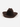 The Meridian Felt Cowboy Hat - Dark Reddish Brown