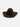 The Parthian Felt Cowboy Hat - Dark Reddish Brown