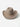 KhaanQuest Desert Stone Felt Western Hat – Cold Brown wool felt cowboy hat with silver diamond hardware.