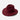 KhaanQuest Vivid Essentials Hat – Rose Wine — wool felt hat with tonal band and deep rose-red hue.