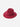 KhaanQuest Urban Flame Felted Wool Hat – Rose Wine wool felt fedora with velvet band.