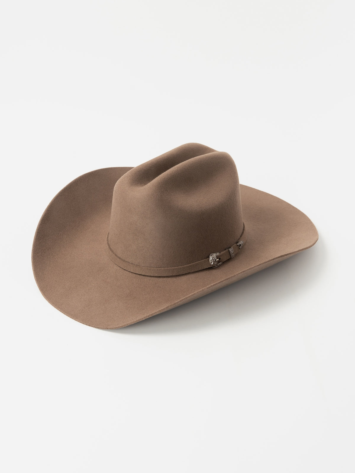 Wide Prairie Felt Western Hat – KhaanQuest display picture 3