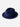 KhaanQuest Deep Minimalist Hat – Navy — wool felt trilby hat with narrow brim and tonal band.