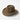 KhaanQuest Rustic Essentials Hat – Brown — wool felt hat with curved brim and tonal band.